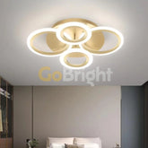 Lustra LED cu Telecomanda Estia 3 Tipuri de Lumini 84W Auriu